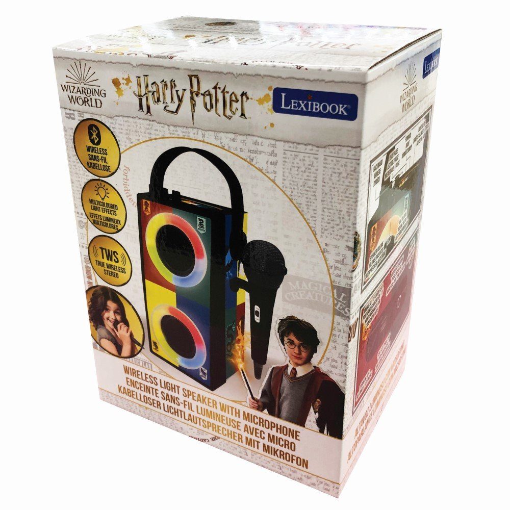 Lexibook® Harry Potter Tragbarer Bluetooth® Lautsprecher mit Mikrofon CD-Player