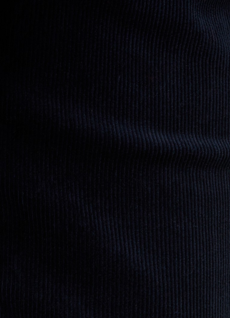 Pantaloni Ralph Lauren din catifea reiată cu croială dreaptă și buzunare laterale