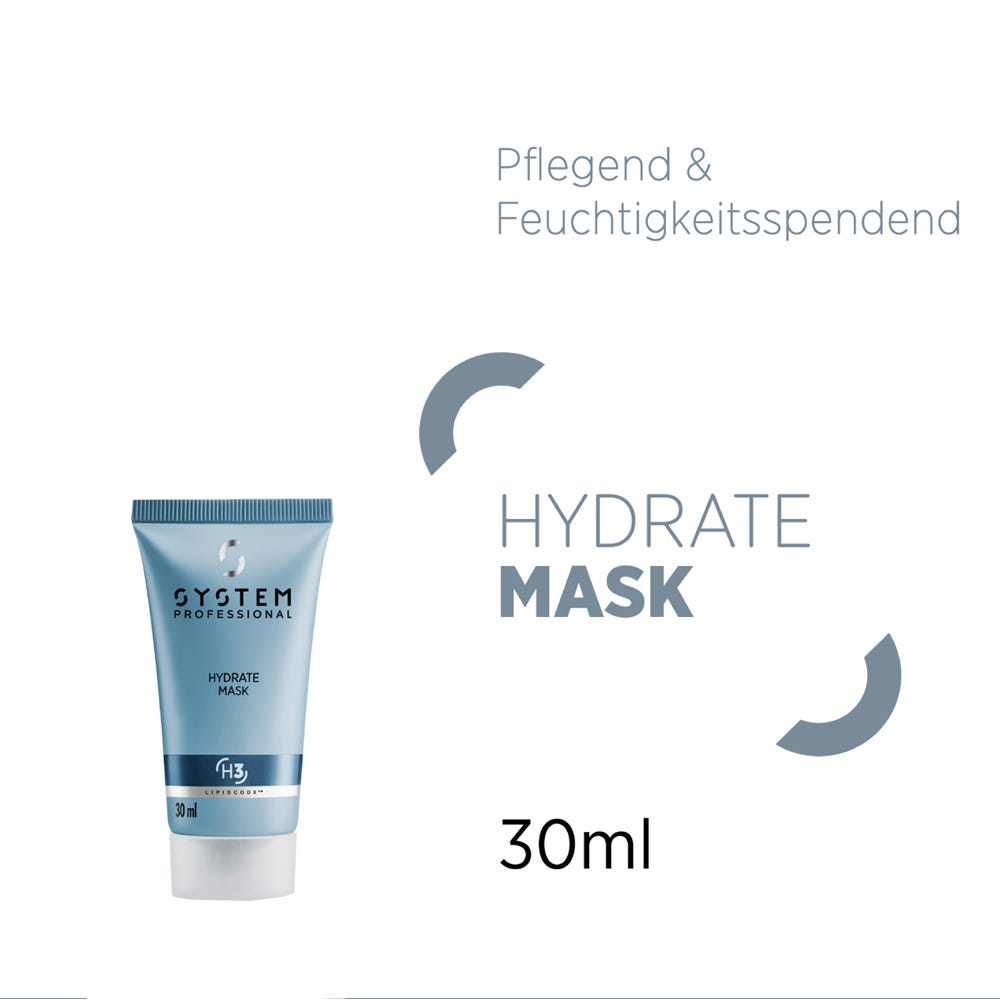 System Professional H3 Hydrate Feuchtigkeitskur Haarmaske 30 ml