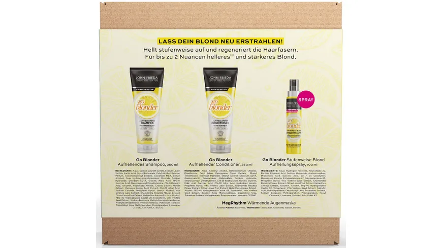 John Frieda Sheer Blond Go Blonder Box