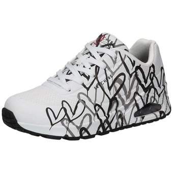 Skechers Uno Spread The Love in weiß