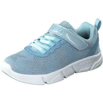 Geox J Aril Girl Sneaker in blau