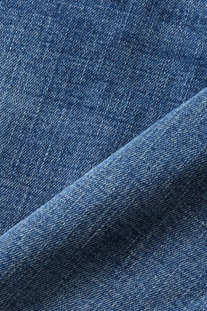 Recycelt: Skinny Stretchjeans mit mittelhohem Bund