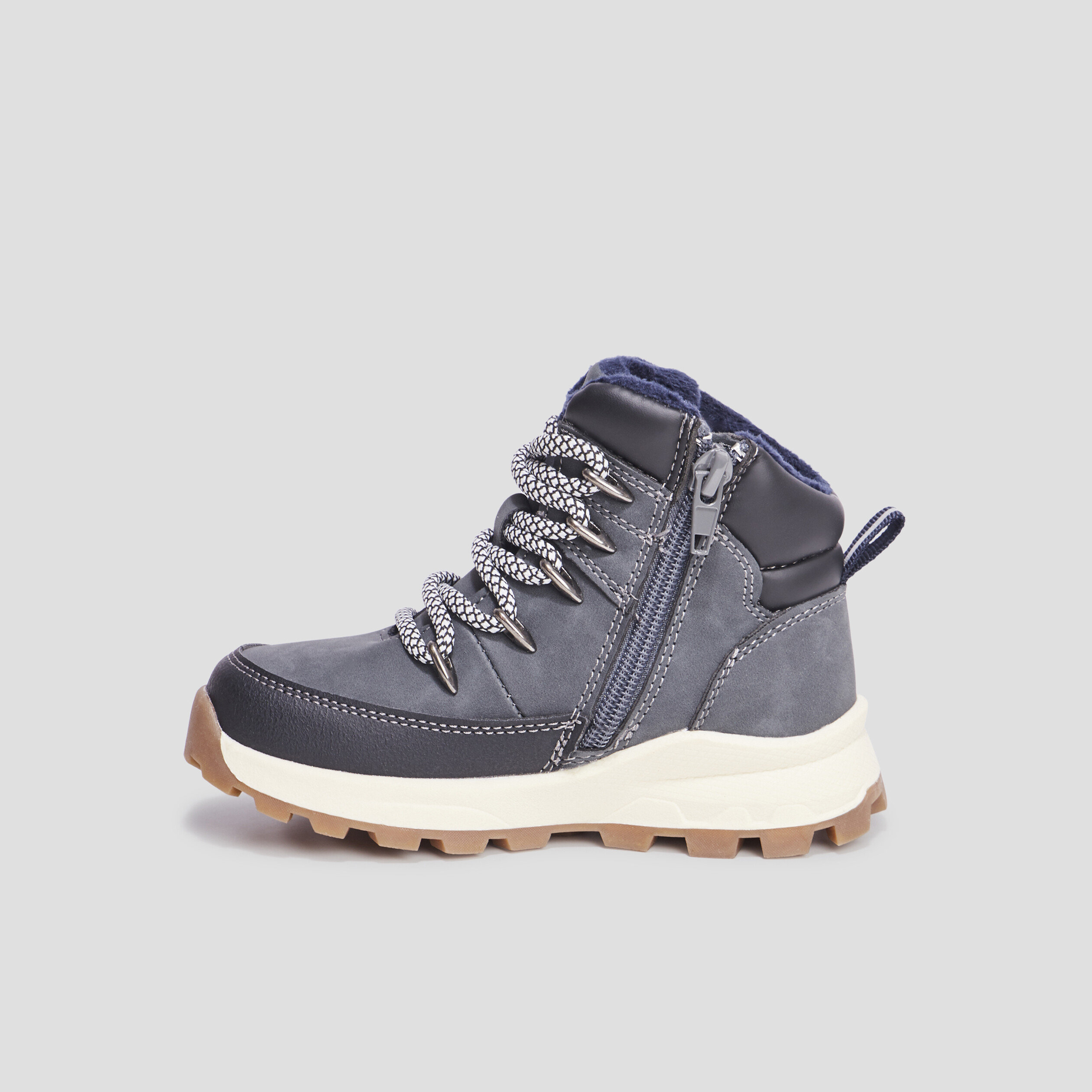 Bottines zippées Trappeur Barato bleu garçon | La Halle