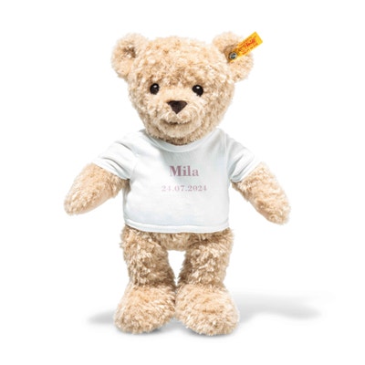 Teddybär zur Geburt, 32 cm, beige
