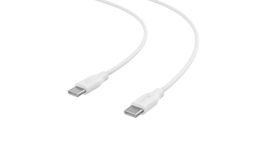 XLayer Colour Line Typ C auf Typ C Kabel 1 m White