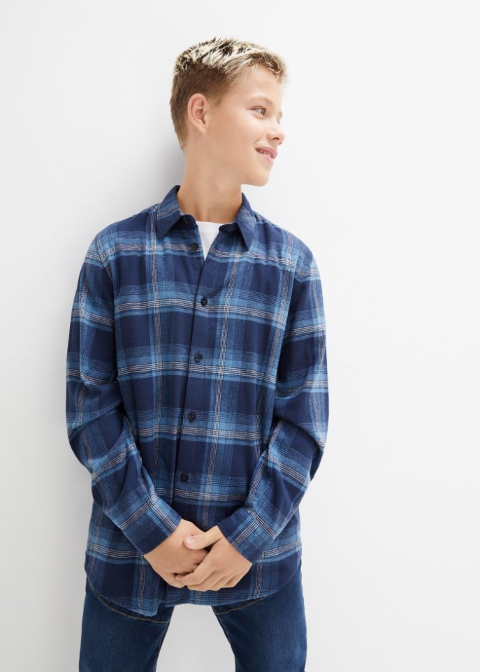 Jungen Flanellhemd kariert