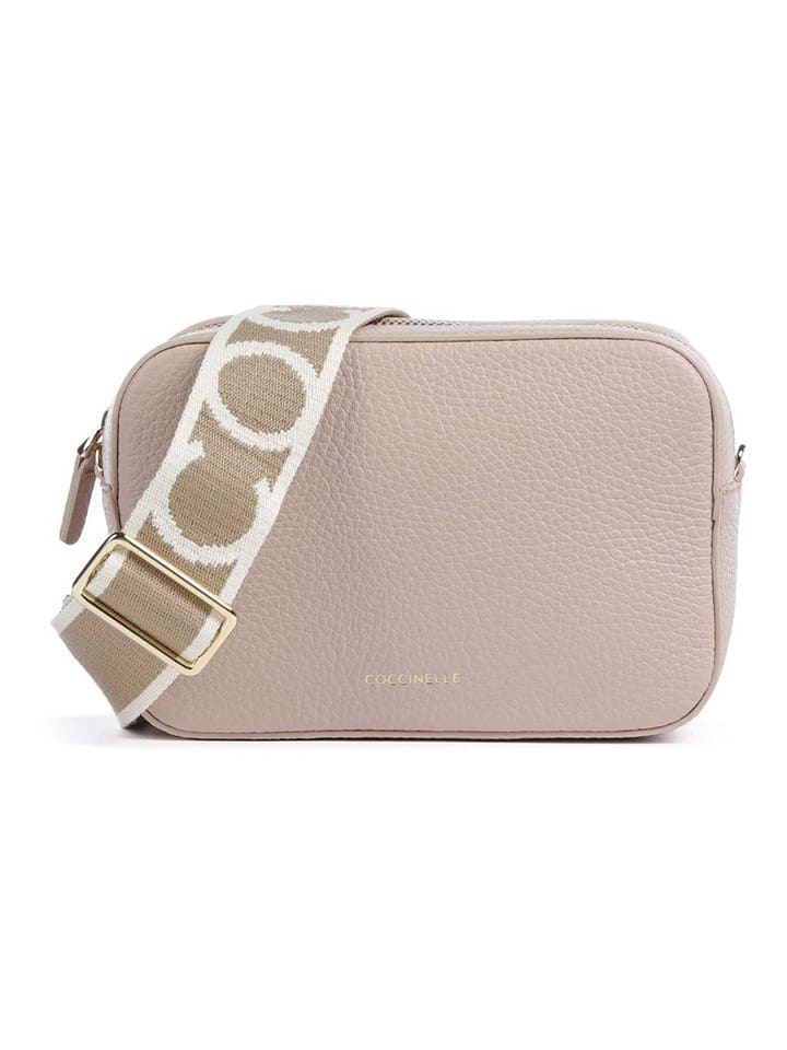 COCCINELLE Leder-Umhängetasche in Creme - (B)19 x (H)13 x (T)6 cm günstig kaufen onesize