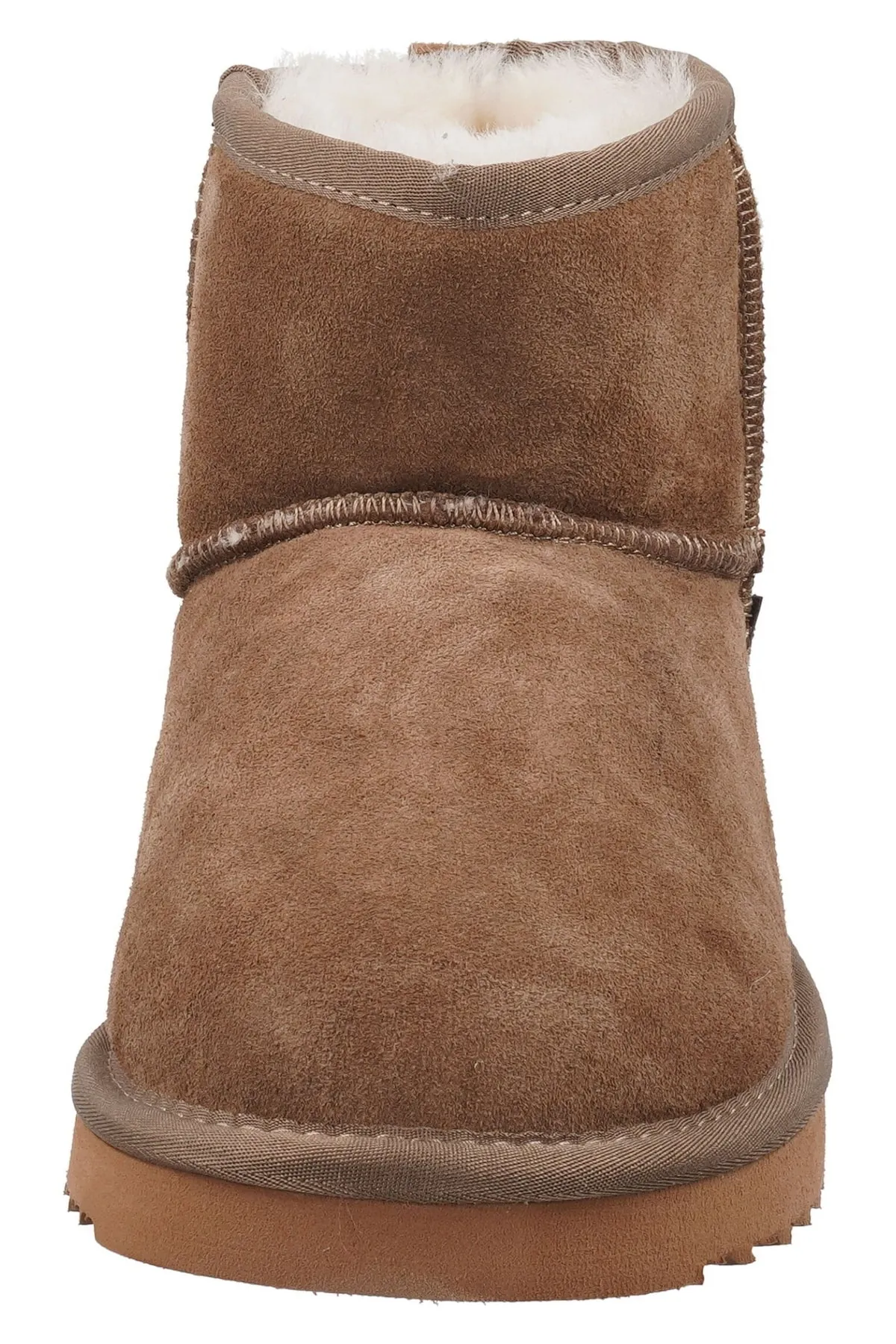 Mustang  Stiefelette - Beige - Flacher Absatz