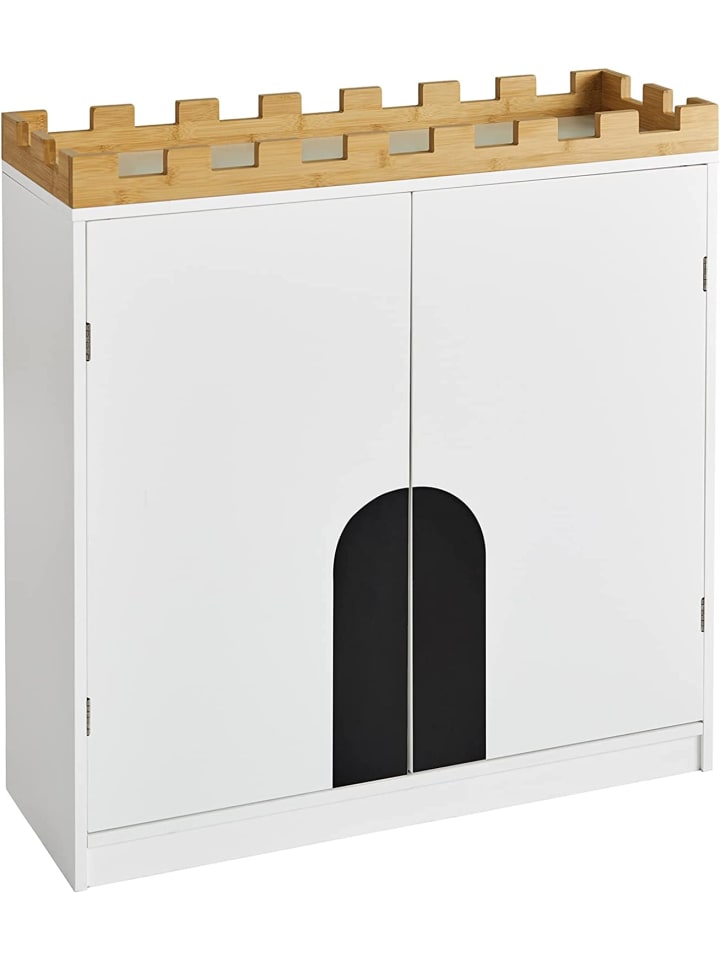 SoBuy Kinderregal in Weiß und Natur - (B)86 x (H)87 x (T)30cm günstig kaufen onesize