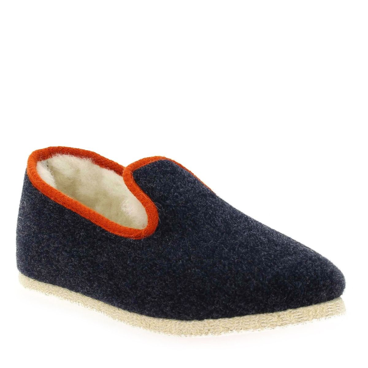 Chausse Mouton  TWEED H22 - Marine orange