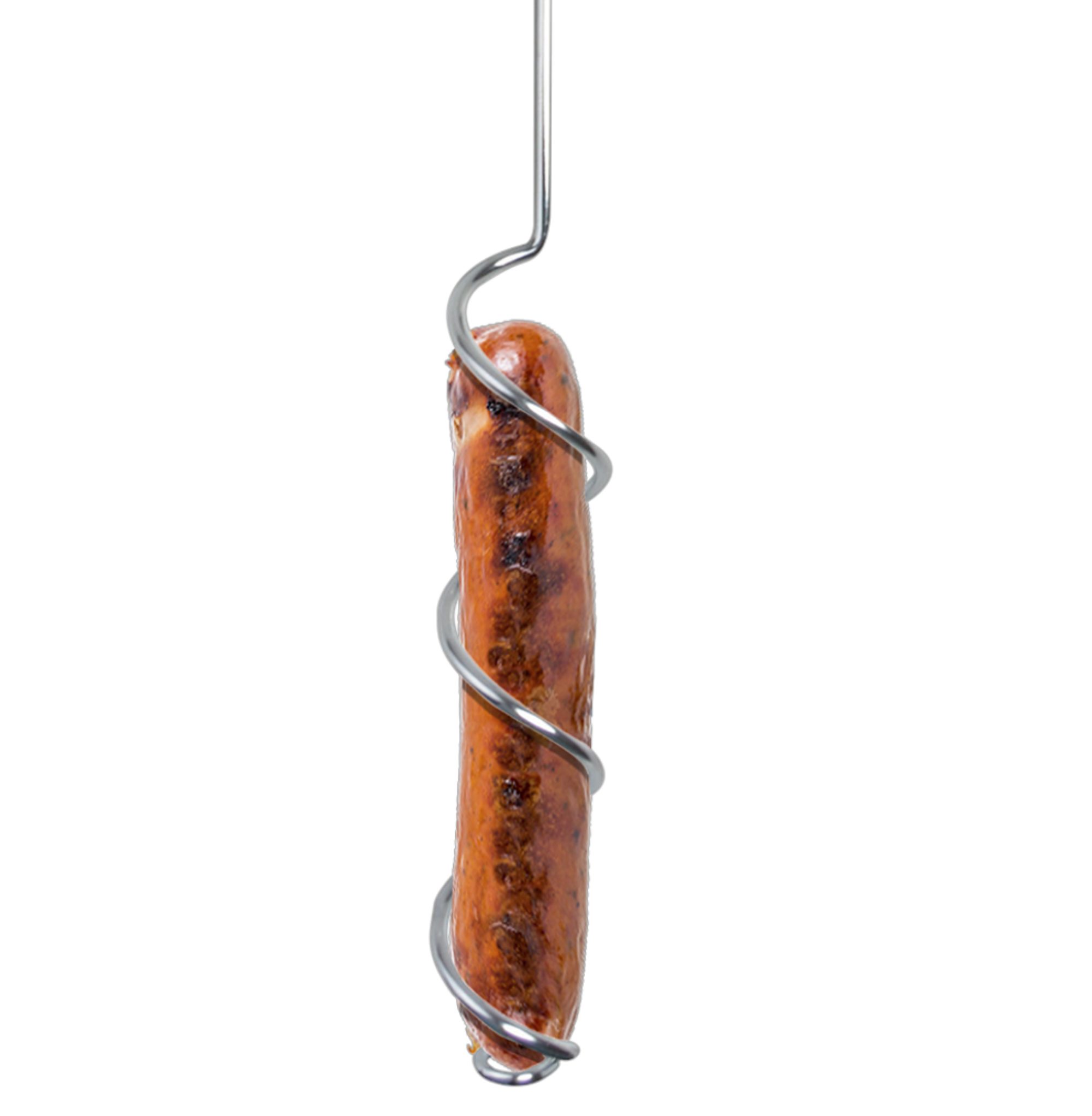 esschert design Feuerschale BBQ Wurst Spieß 75 cm Grill Halterung Stick Camping Lagerfeuer Kamin Grill Holz, (1 x Wurst-Spieß)