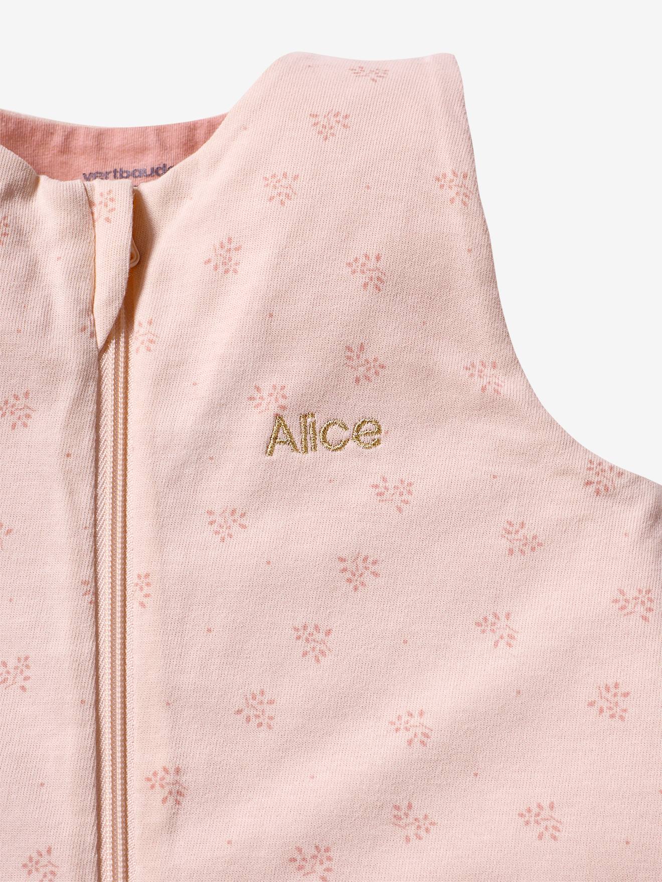 Vertbaudet Baby Sommer-Schlafsack BALI, personalisierbar Oeko-Tex - gelb bedruckt
