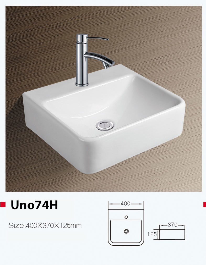 NEG Waschbecken NEG Hänge-Waschbecken Uno74H (eckig) (74H)