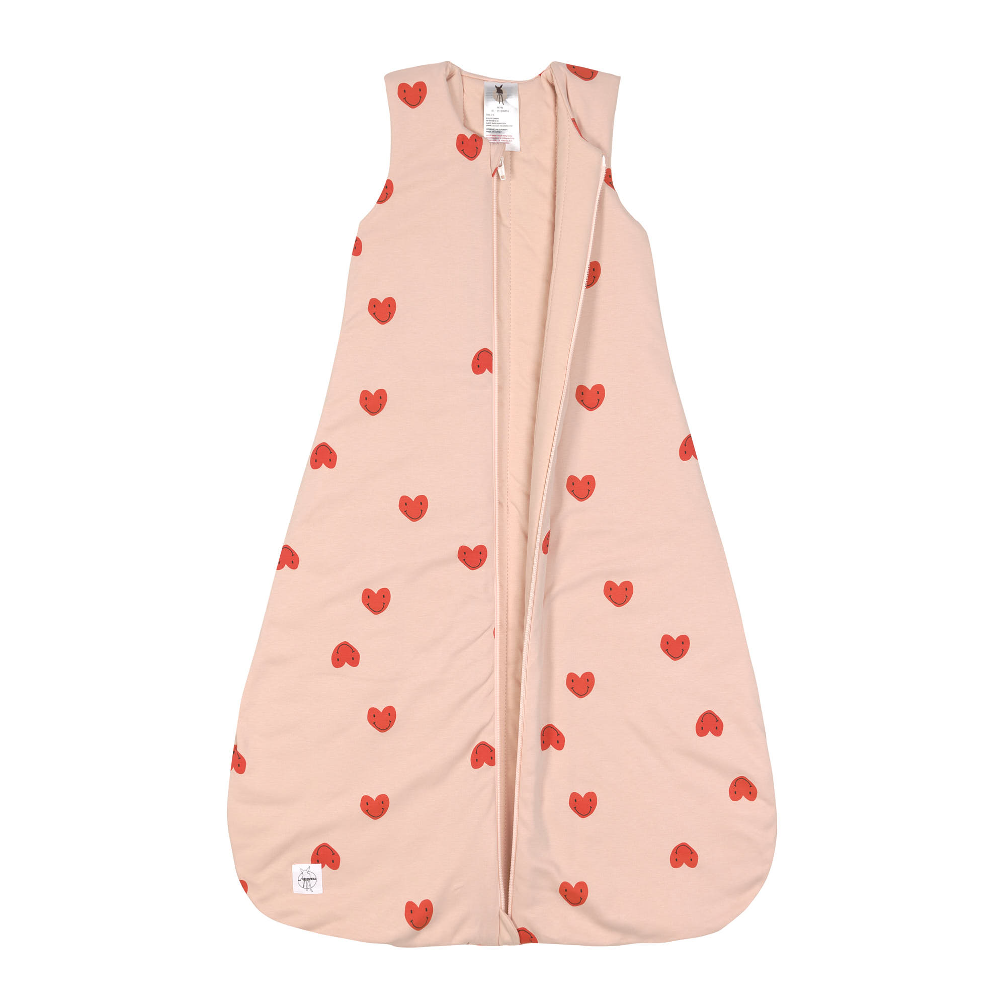 Babyschlafsack 2,5 TOG - Herz, Rosa