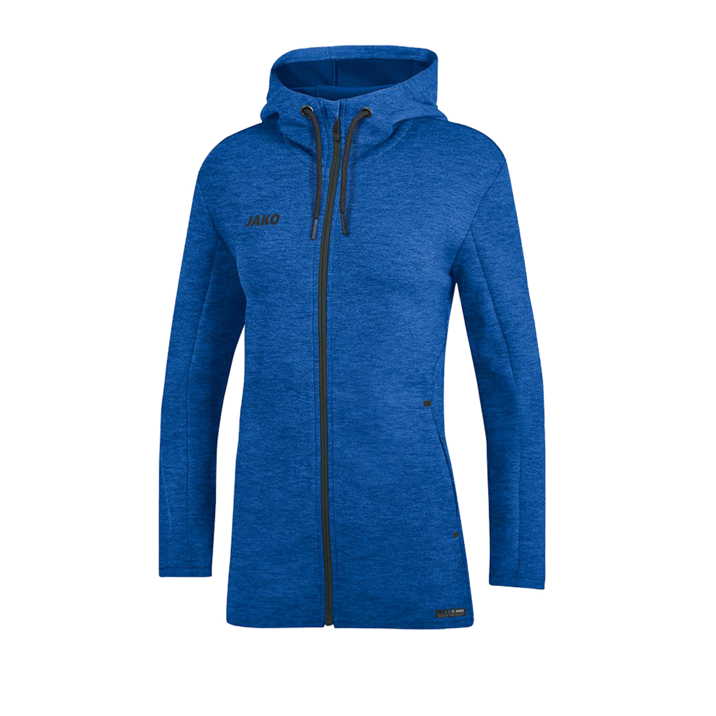 JAKO Premium Basic Kapuzenjacke Damen Blau F04