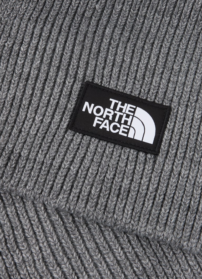 Eșarfă cu nervuri și logo-ul The North Face, 160 x 22 cm