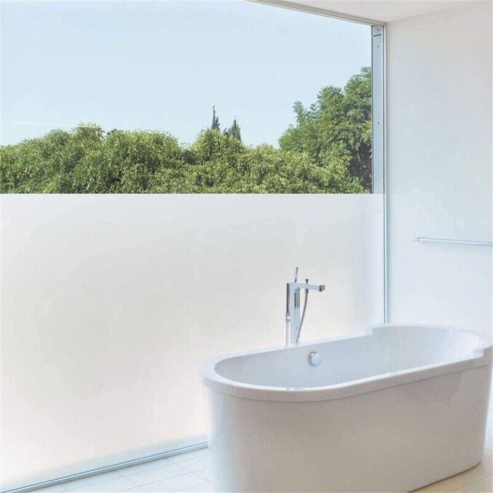 Fensterfolie Milchglasfolie Fensterfolie, Sichtschutzfolie Folie Selbstklebend, Dekorative