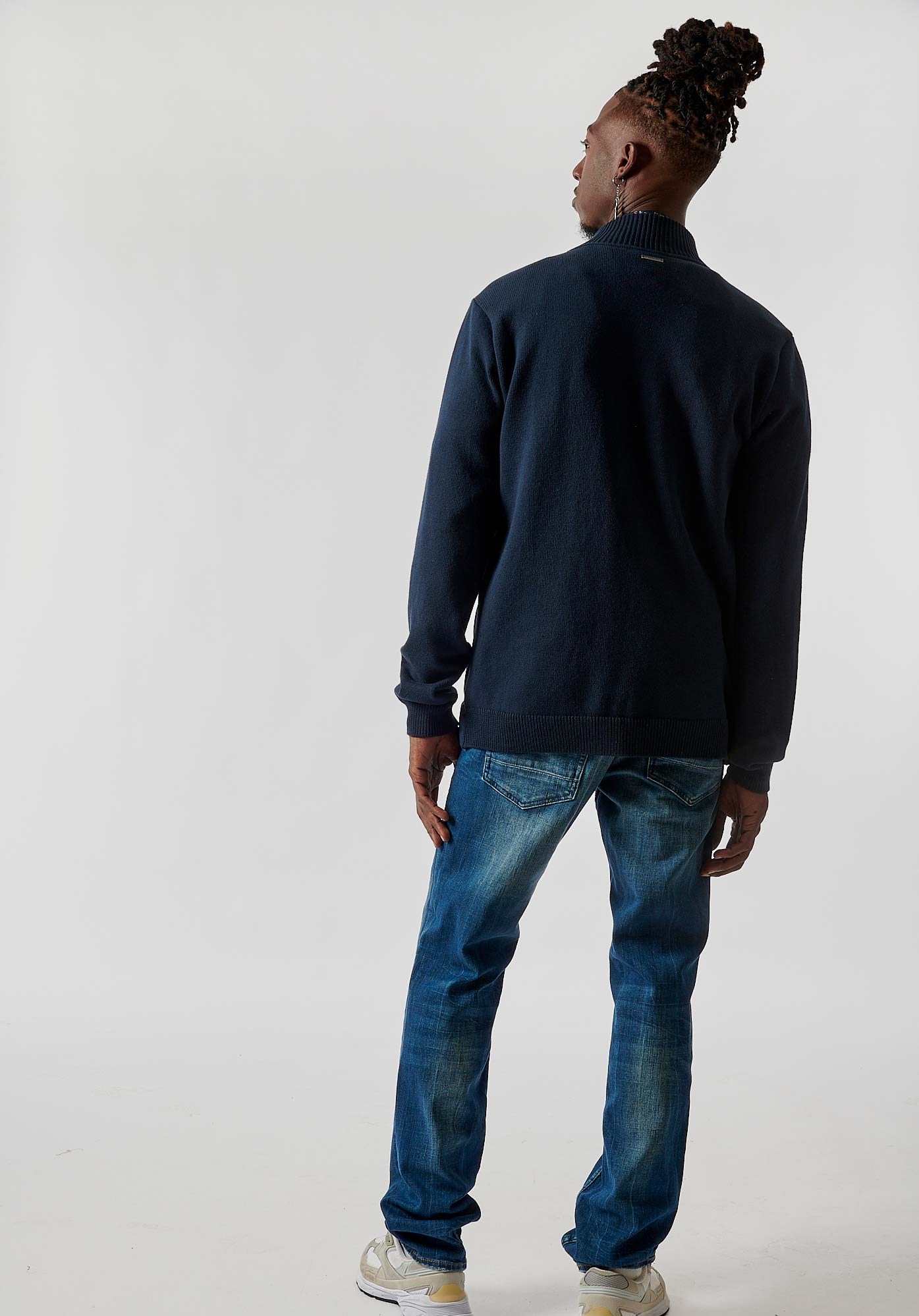 VADED  Gilet bleu homme