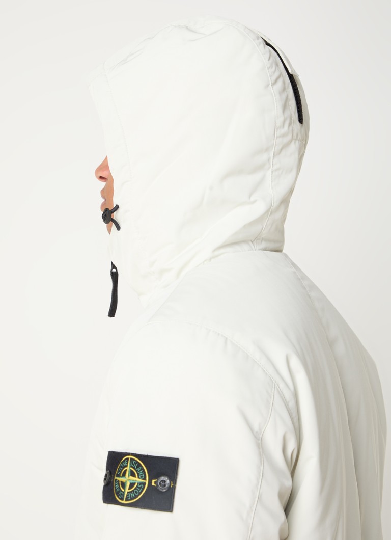Stone Island 43426 μονωμένο μπουφάν με κουκούλα και πλαϊνές τσέπες