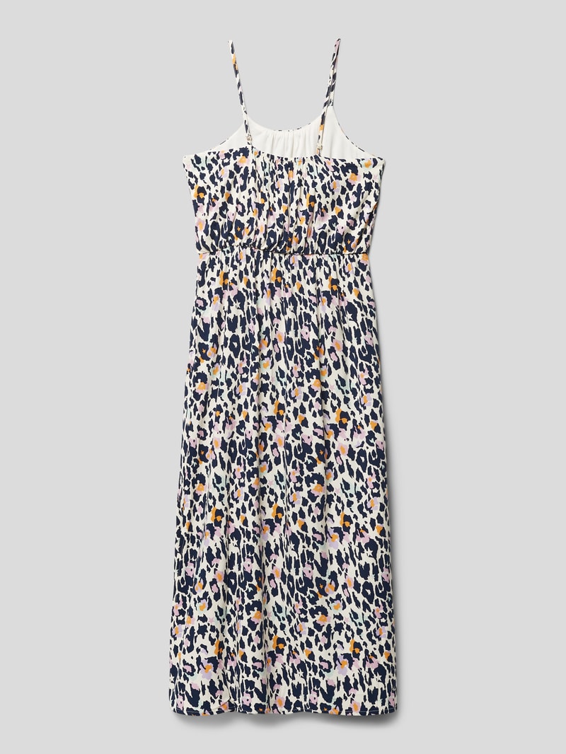 Maxikleid mit Animal-Print Modell 'SCARLETT' in offwhite