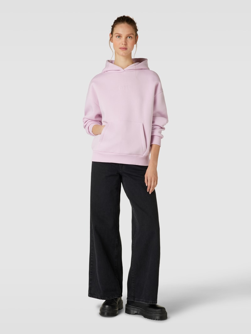 Baggy Jeans mit weitem Bein Modell 'OVER EX' in schwarz