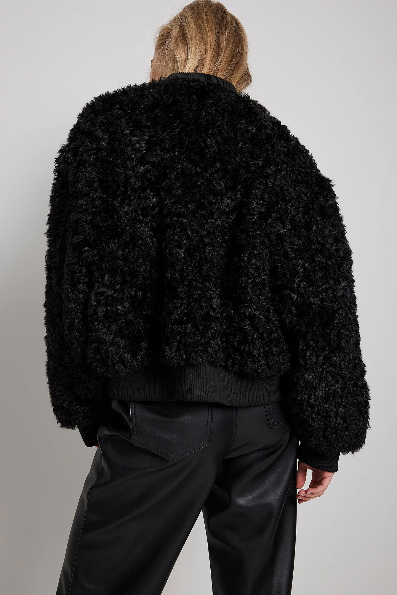 Teddy-Bomberjacke