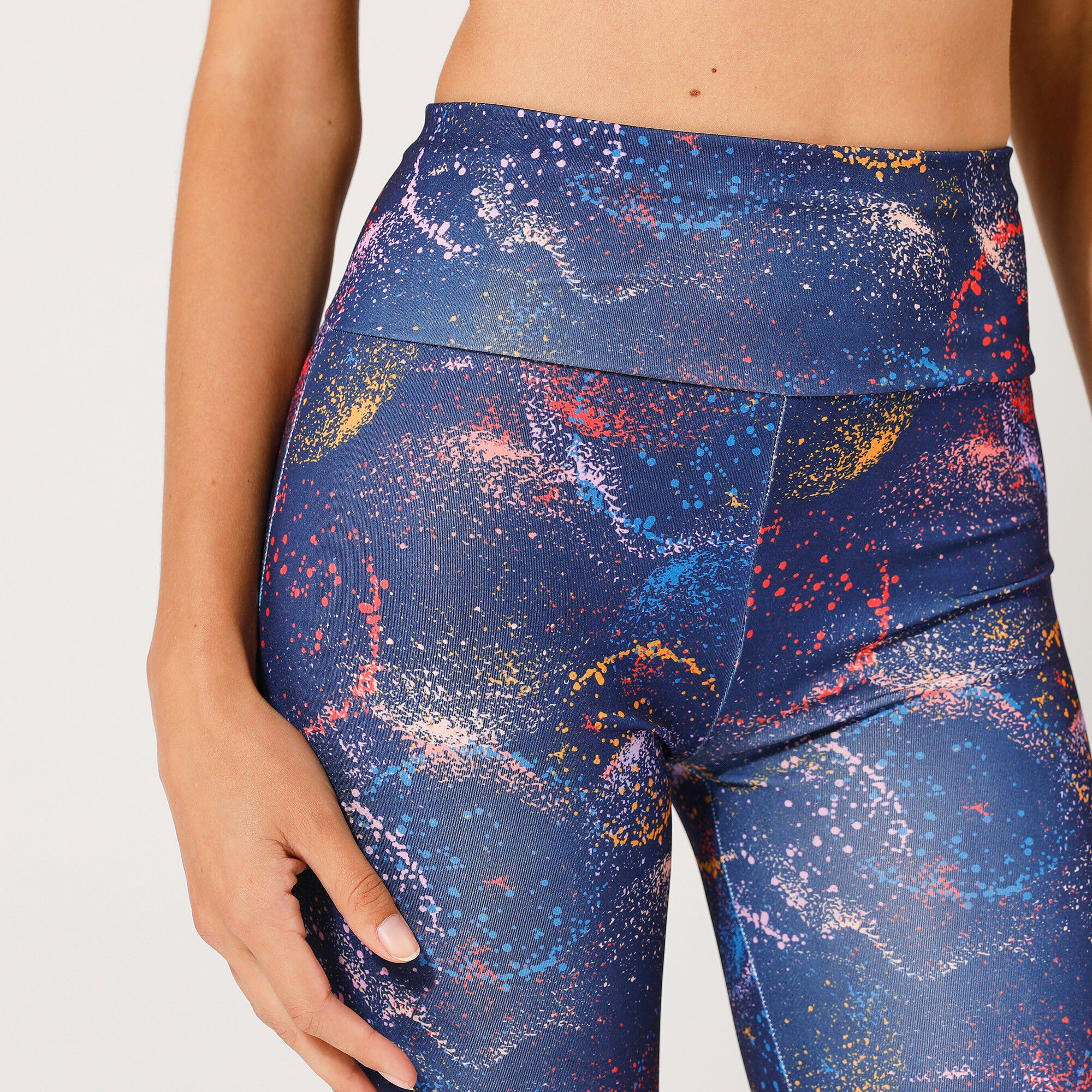 Legging imprimé effet peinture