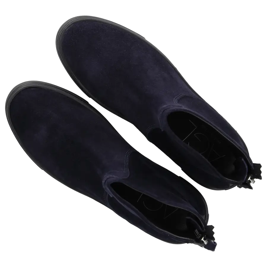 AGL Attilio Giusti Leombruni - Klassische Stiefeletten MEGHAN BOOTIE Veloursleder - blau