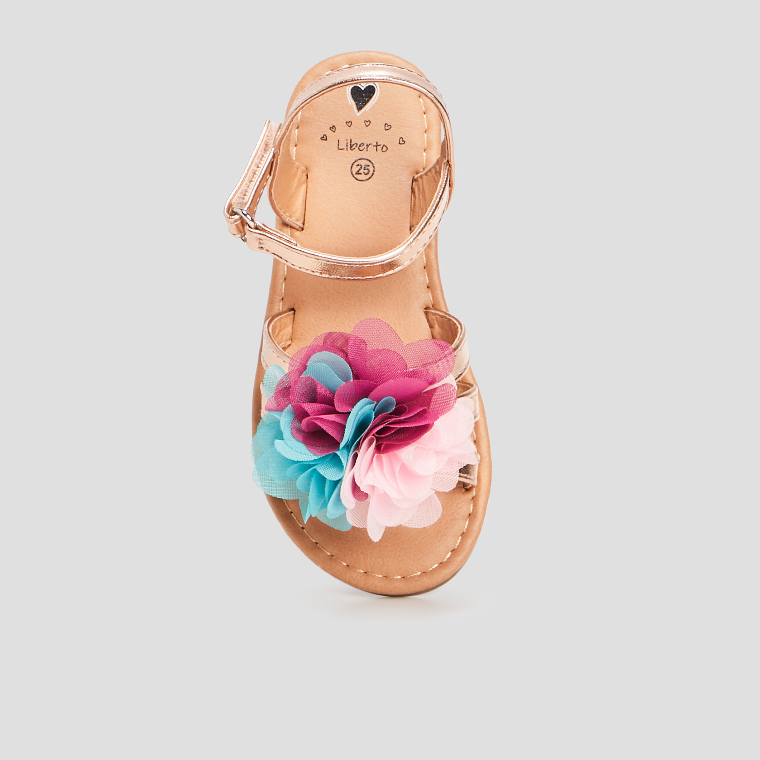 Sandales Liberto rose champagne fille | La Halle