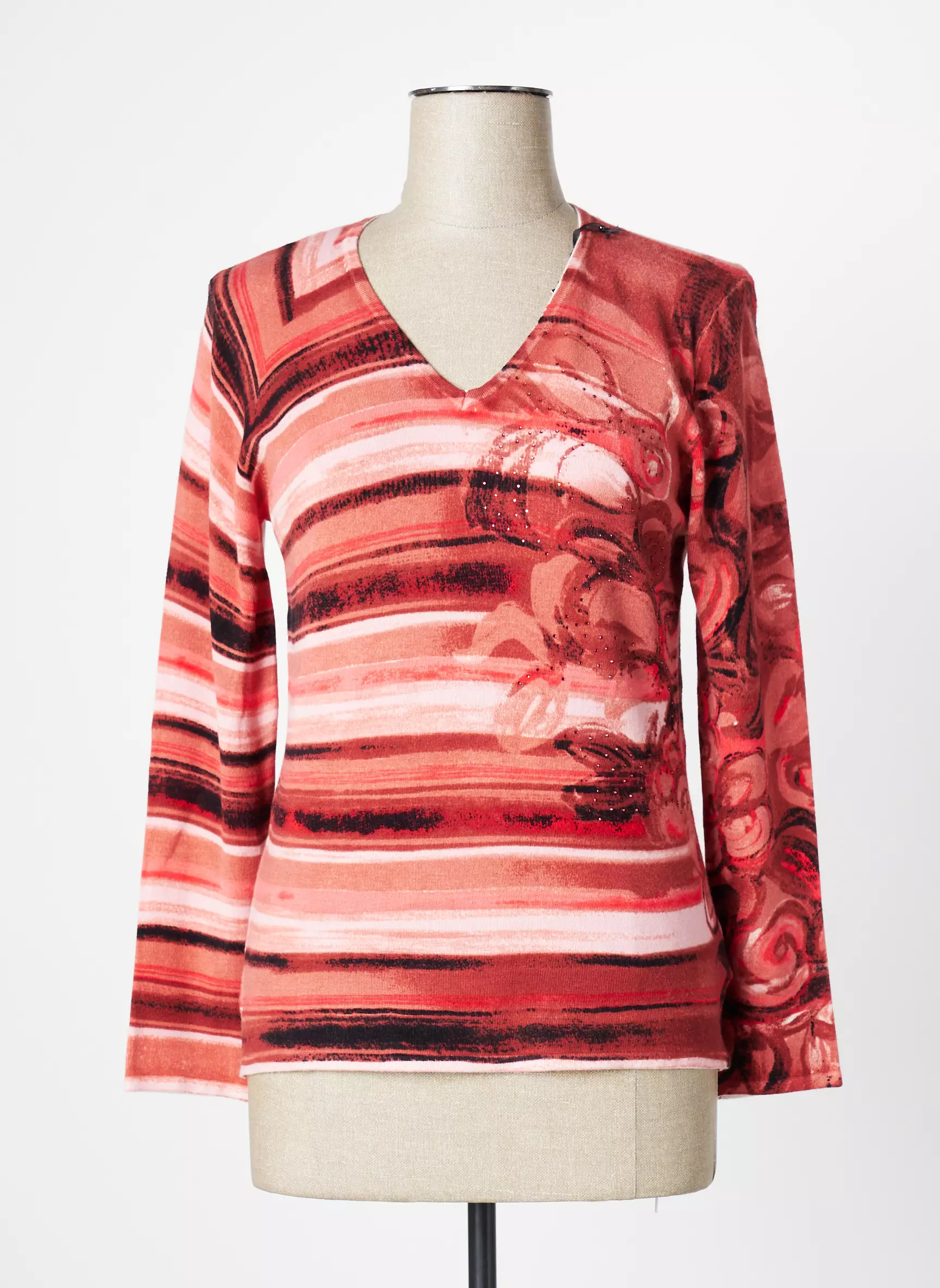 Papareil Pulls Femme couleur rouge