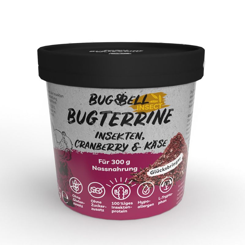 BugBell BugTerrine Adult Insekten, Cranberry und Käse