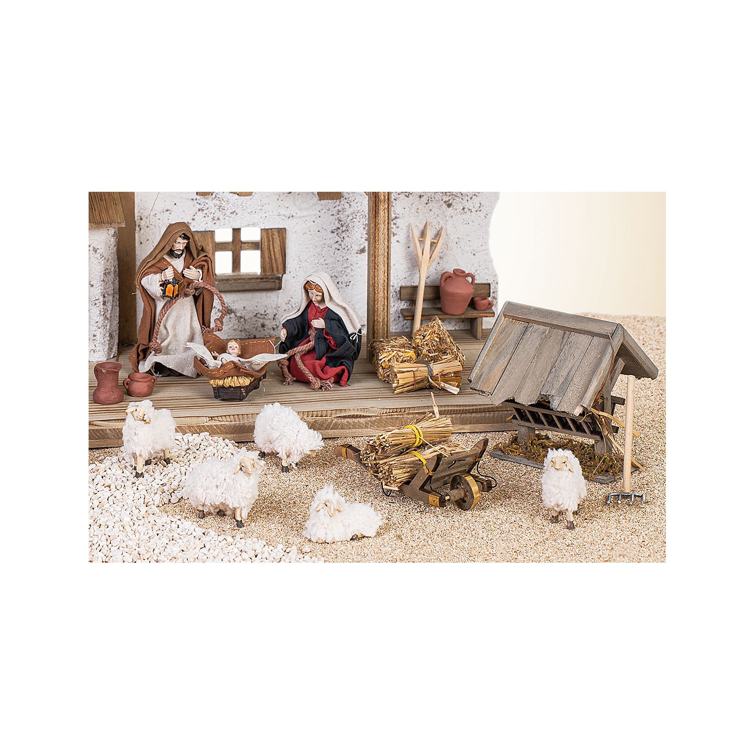 Schubkarre aus Holz