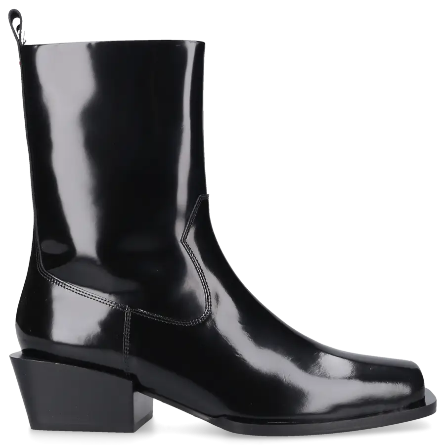Aeyde - Cowboy-/ Bikerstiefeletten BILL Kalbsleder - schwarz