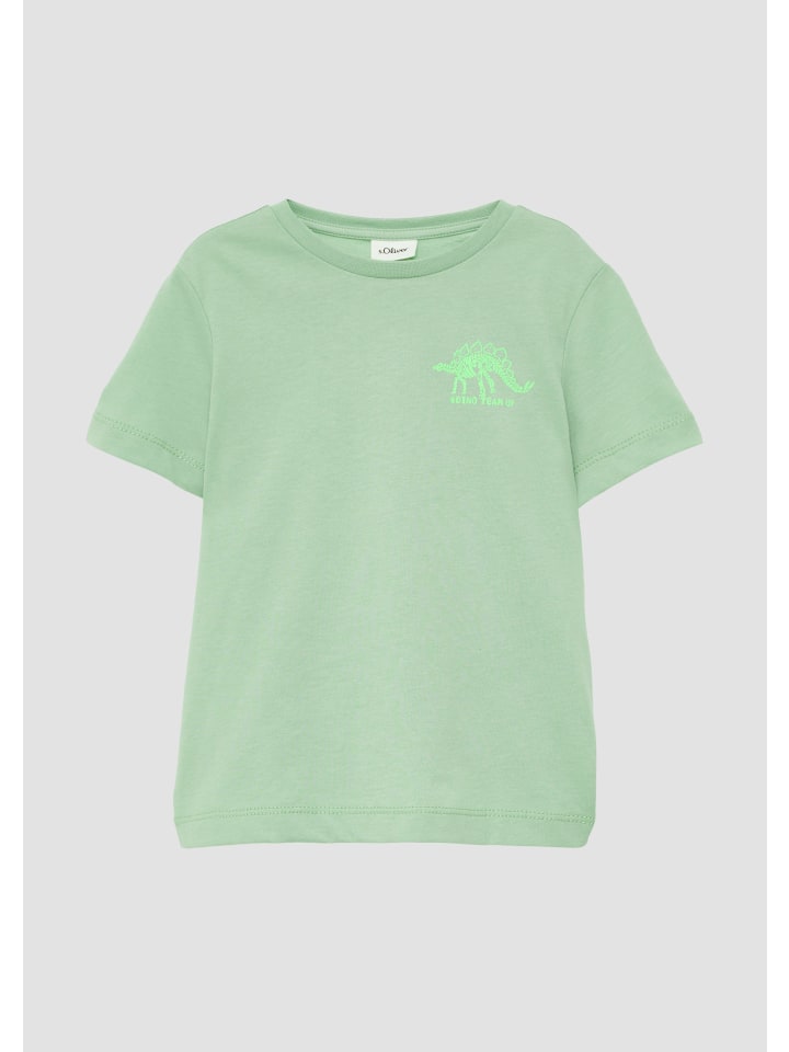 s.Oliver T-Shirt kurzarm in Grün günstig kaufen