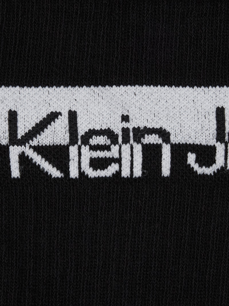 Socken mit Label-Print im 3er-Pack in black