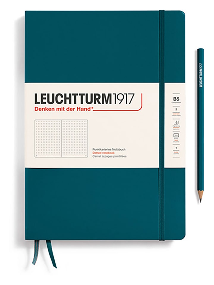 LEUCHTTURM1917 Gepunktetes Notizbuch in Petrol - B5 günstig kaufen onesize