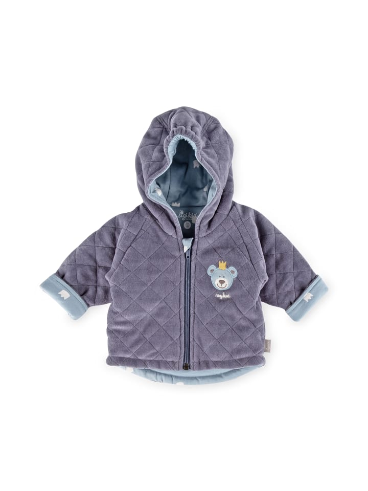 Sigikid Nickijacke wattiert Classic Baby in blau günstig kaufen