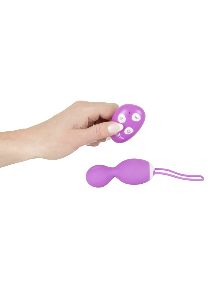 Sweet Smile Vibrokugeln RC Rotating Love Ball in lila günstig kaufen 16 cm
