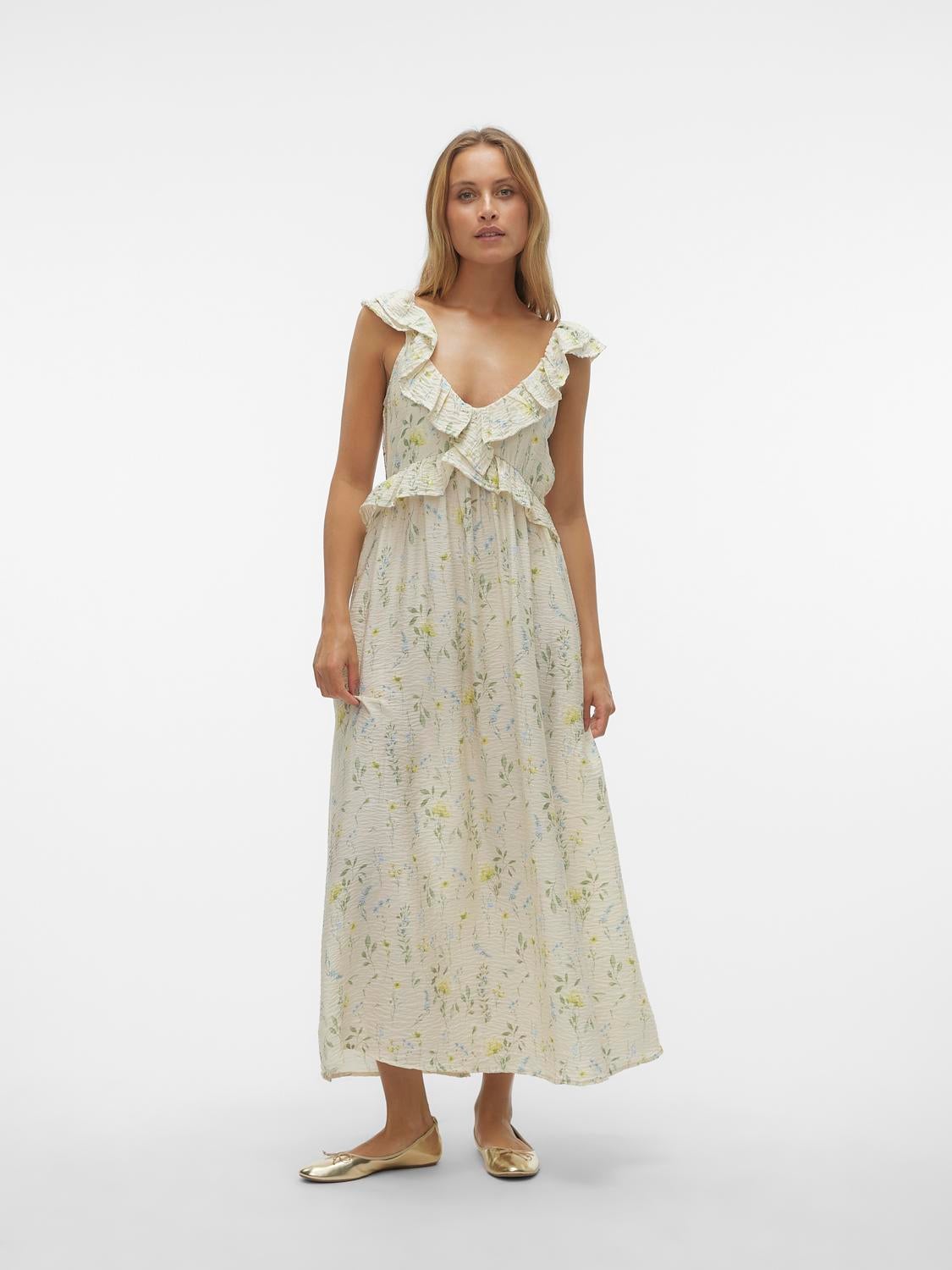 VMJOSIE Langes Kleid