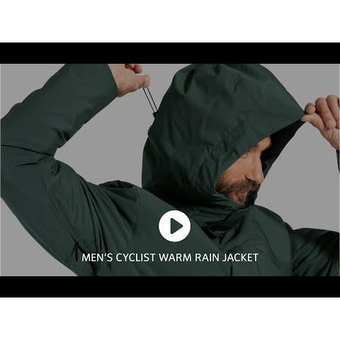 Cyclist warme Fahrrad-Regenjacke Herren