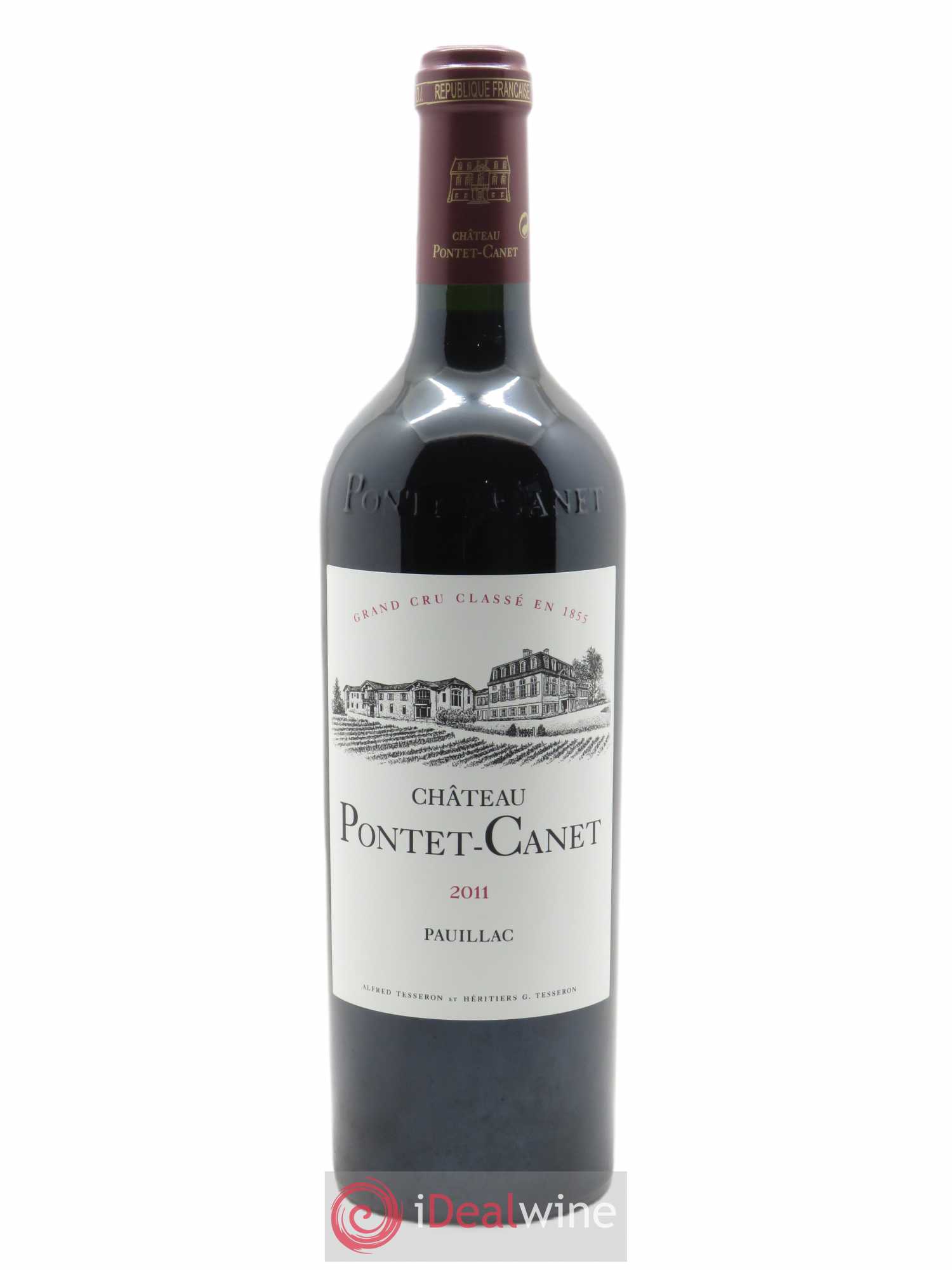 Château Pontet Canet 5ème Grand Cru Classé (CBO à partir de 6 BTS) 2011 - Lot de 1 Bouteille