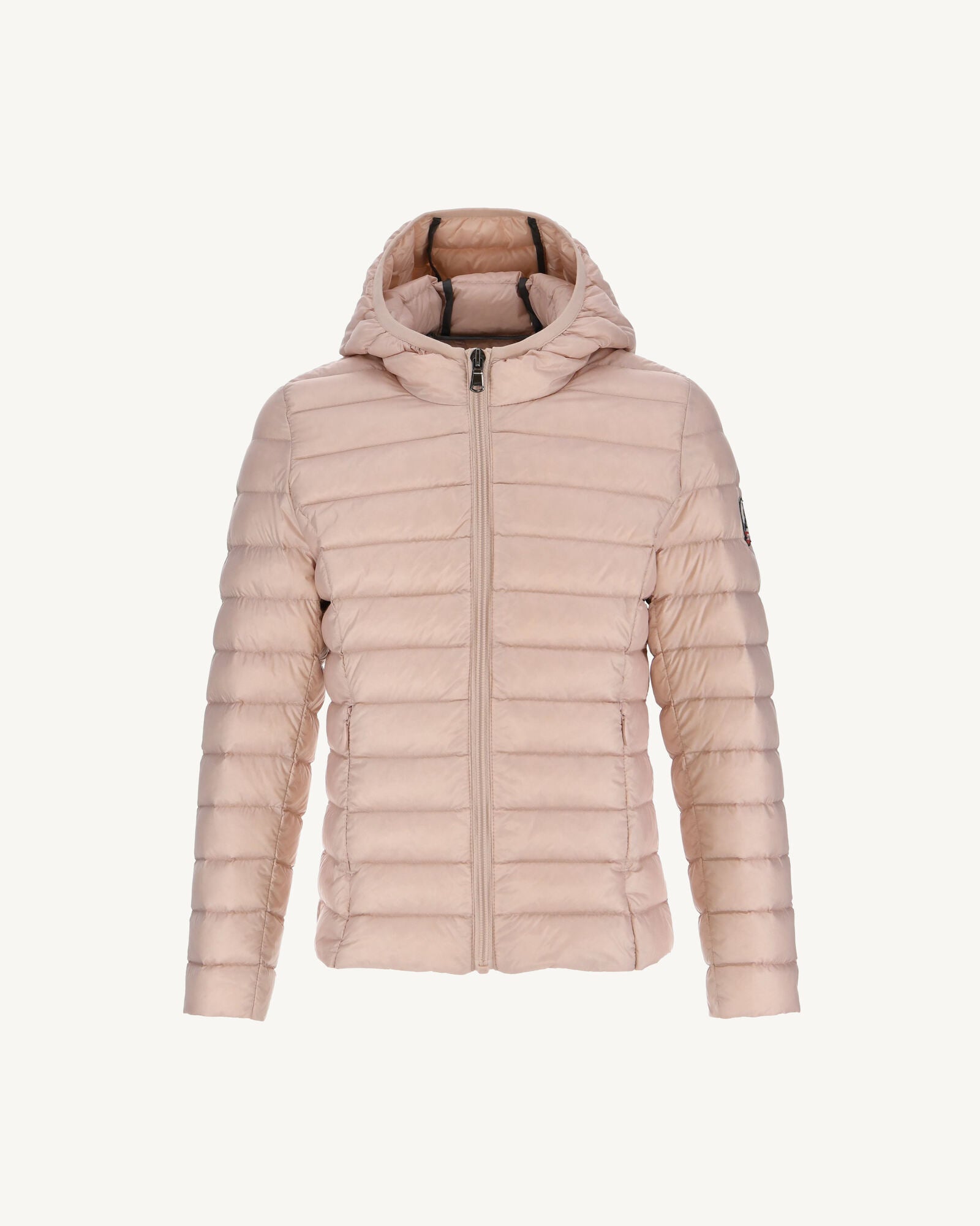 Doudoune légère à capuche enfant Rose pale Carla