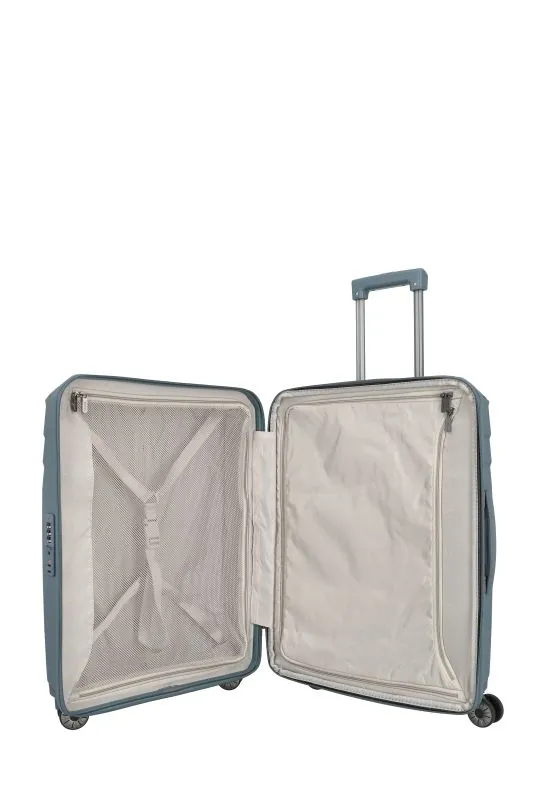 Travelite ELVAA Kofferset 4 Rollen L\/M\/S - Blaugrau