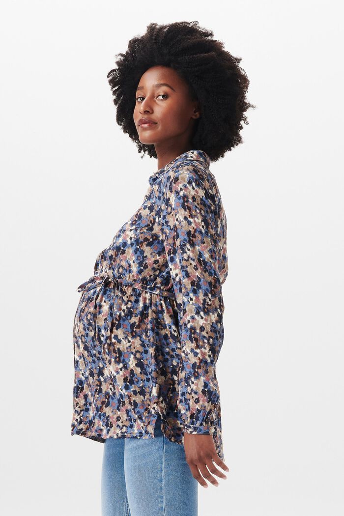 Gemusterte Bluse