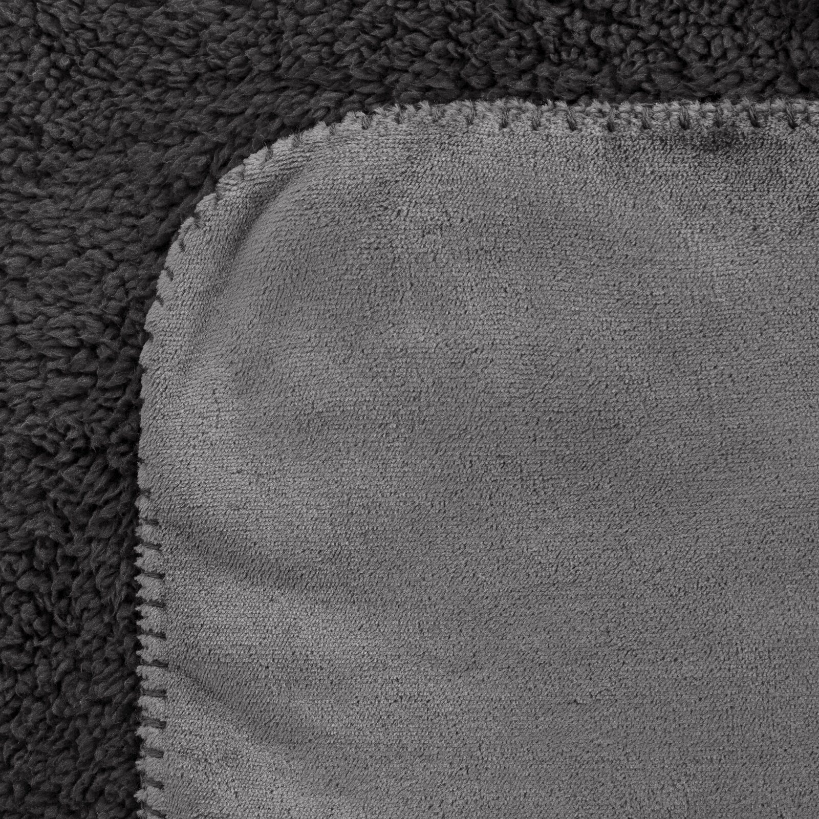Wohndecke TEDY, Eurofirany, Teddy-Fleece, kuschelige Sofadecke, Sesselschoner, Extra weich