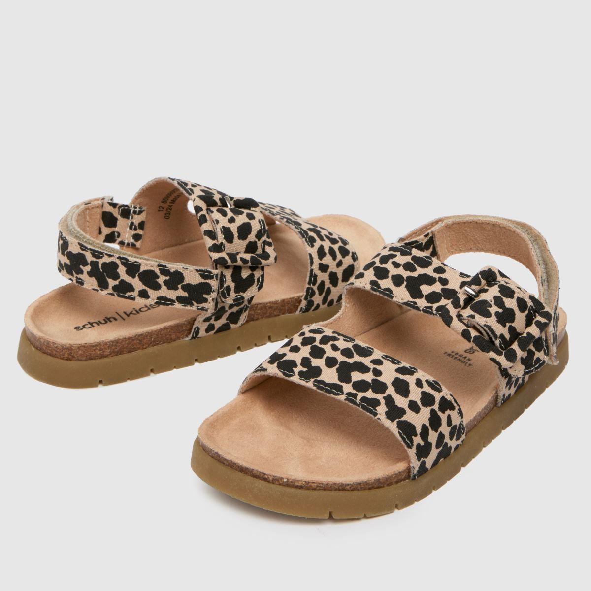 schuh bézs és barna tully talpbetét Lány junior szandál