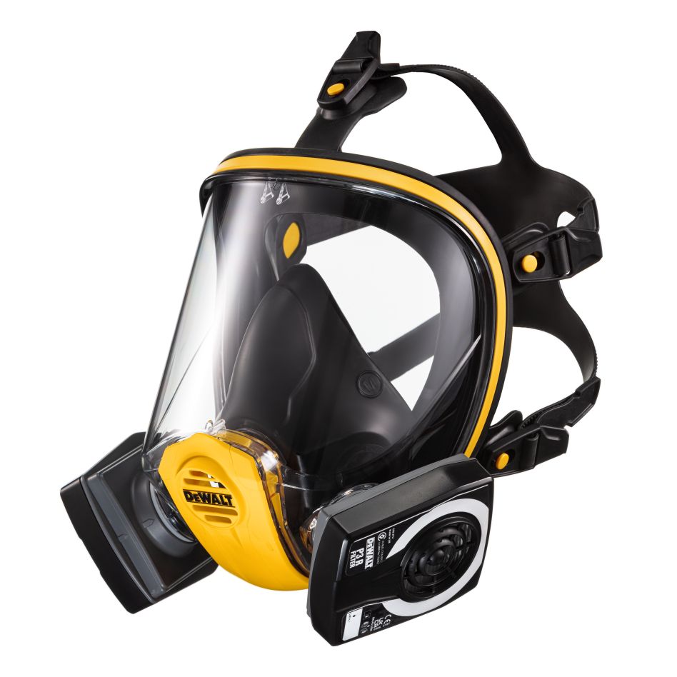 Accessoires DeWalt DXIR1FFMMP3 Masque facial complet léger et réutilisable avec filtres P3 - Taille M