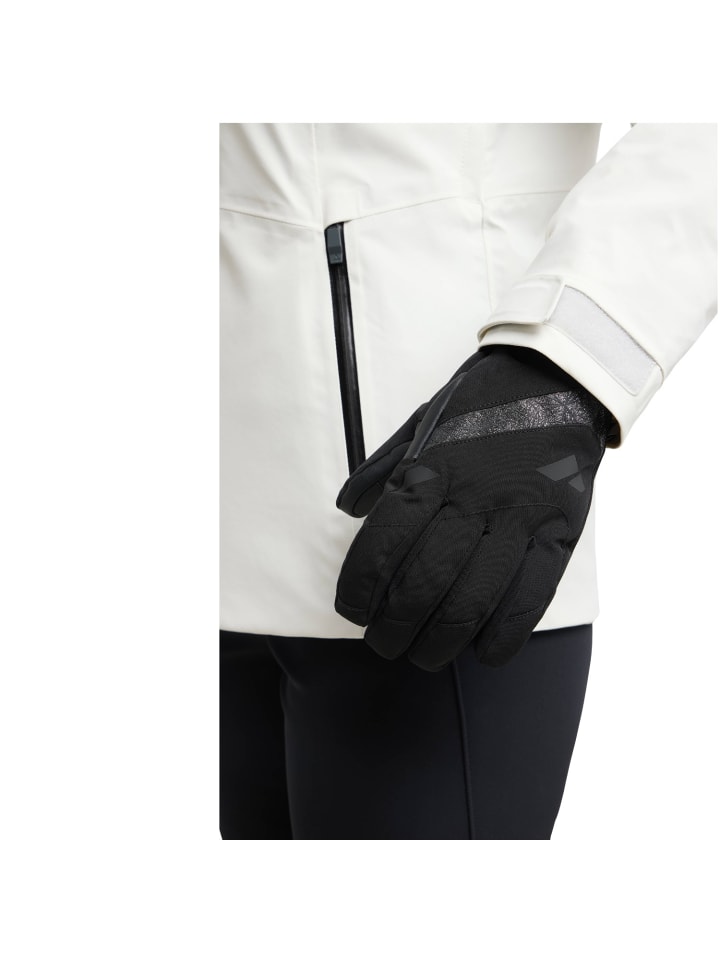 Zanier Stubai STX Fingerhandschuhe in Schwarz günstig kaufen