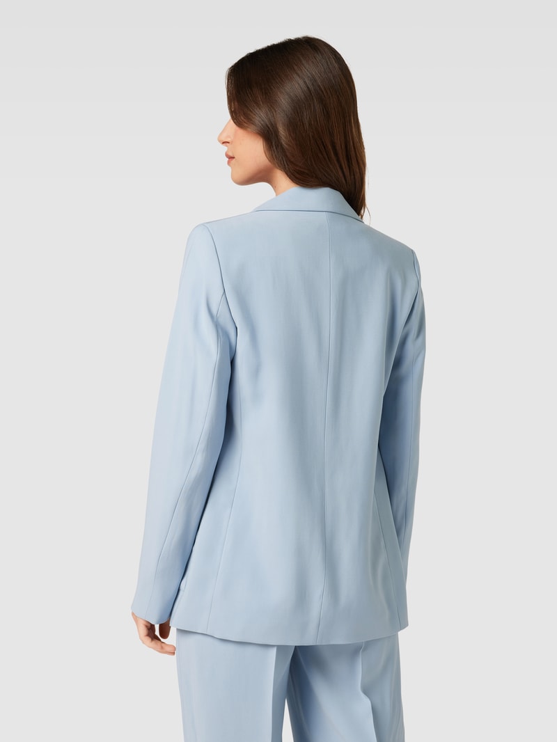 Blazer mit offener Vorderseite in rauchblau
